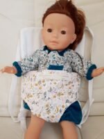 porte-poupée petites fleurs