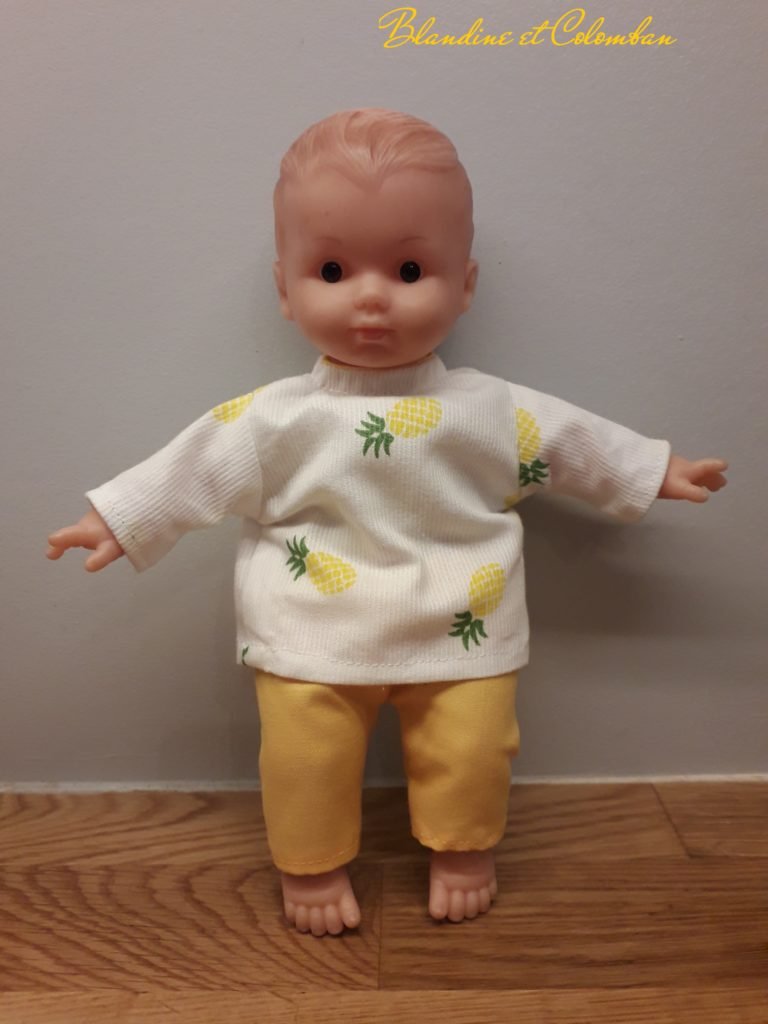 Chemise poupon ananas