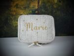 Trousse paillettes dorée Marie – Image 3