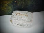 Trousse paillettes dorée Marie – Image 2