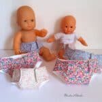 Couche poupon Liberty Katie and Millie rose – Image 2