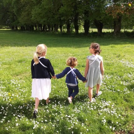 Les porte-poupées permettent de longues promenades dans la campagne.