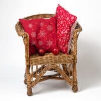 BOX 01 - Année 1 - Mes premières coutures à la machine - Projet de fabrication de 2 coussins - Ma box de Noël