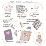 BOX 02 - Année 1 - Petits points à la main - Projet de housse de carnet secret - Ma box de février – Image 3