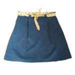 Ma jupe d'automne bleu pétrole – Image 2