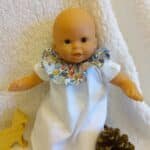 Robe blanche col Liberty Betsy