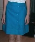 Ma jupe de printemps bleu turquoise – Image 2